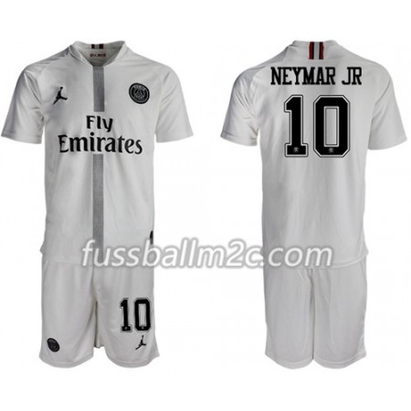 Fußballtrikots Paris Saint-Germain Neymar Jr 10 Jodan Weiß Kinder Ausweich Trikotsatz 2018-2019 Fußballtrikots Paris Saint-Germain Neymar Jr 10 Jodan Weiß Kinder Ausweich Trikotsatz 2018-2019